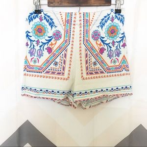 Flying Tomato high waisted floral print shorts